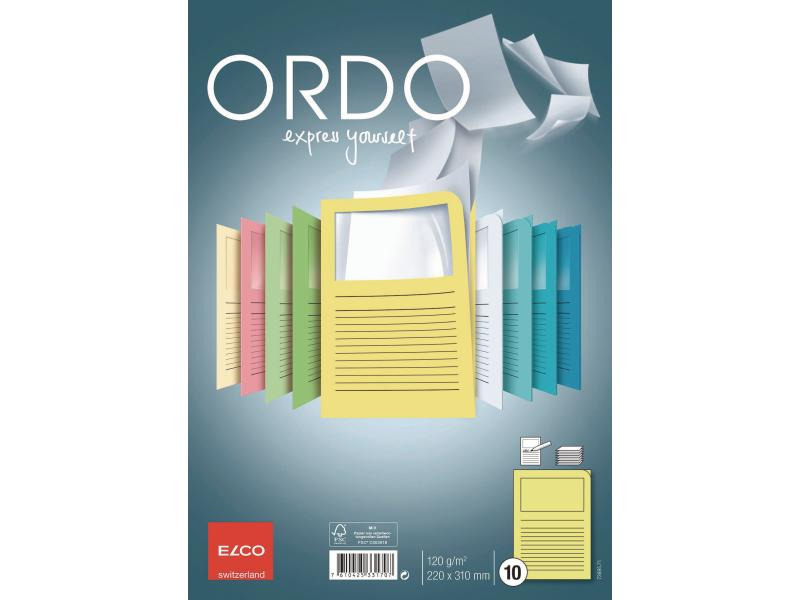 ELCO Sichthülle Ordo Classico A4 Grasgrün, 10 Stück