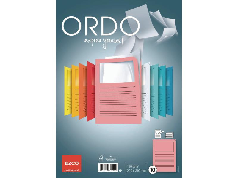 ELCO Sichthülle Ordo Classico A4 Rosa, 10 Stück