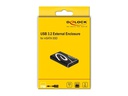 Delock Externes Gehäuse SuperSpeed USB für mSATA