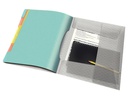 Esselte Ordnungsmappe COLOUR‘ICE 6 Fächer, Mehrfarbig