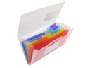 Exacompta Fächermappe Crystal 26 x 14 cm, Transparent