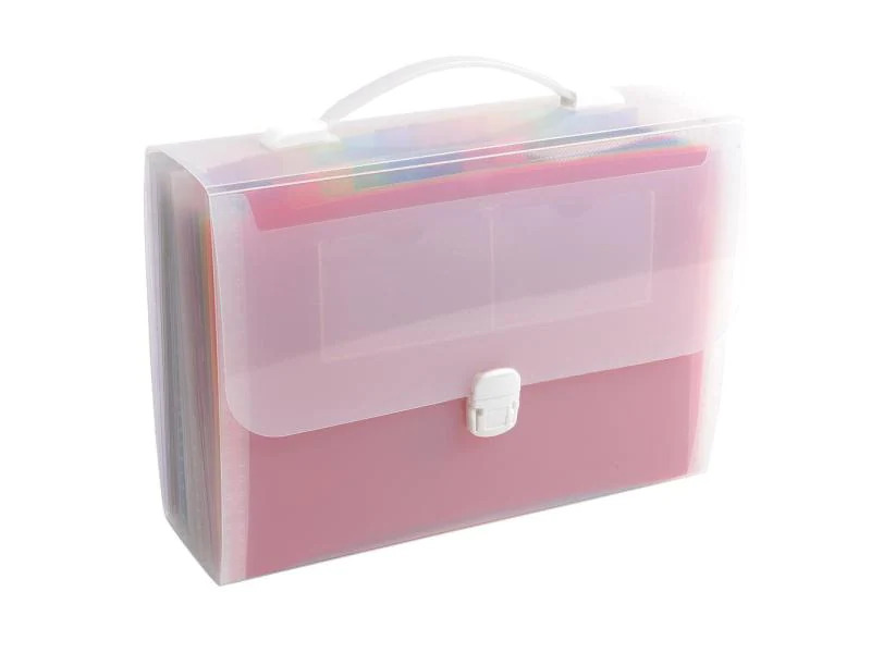 Exacompta Fächermappe Crystal 33 x 29 cm, Transparent
