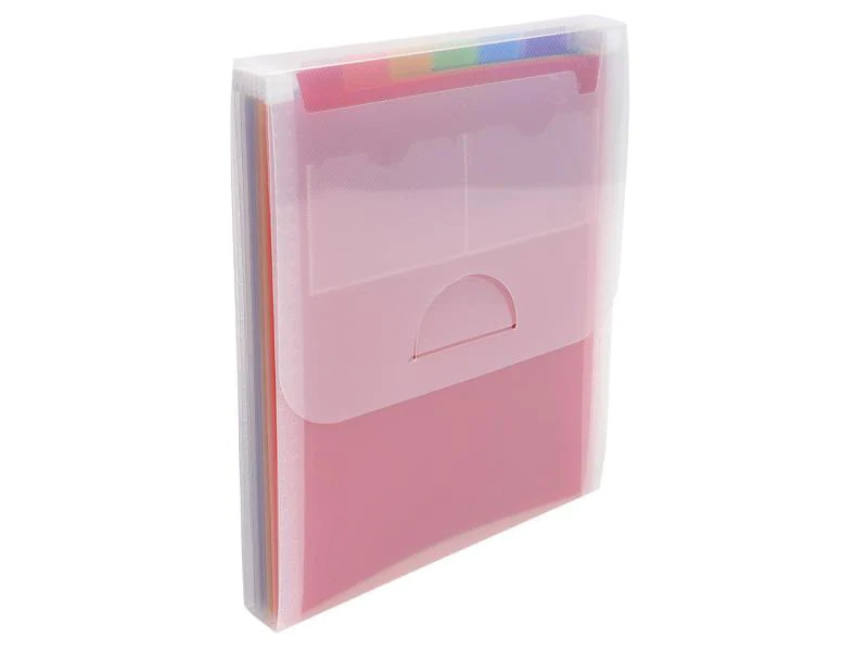 Exacompta Fächermappe Crystal A4 vertikal, Transparent