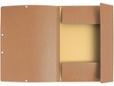 Exacompta Gummibandmappe A4 Braun, 250 Blatt