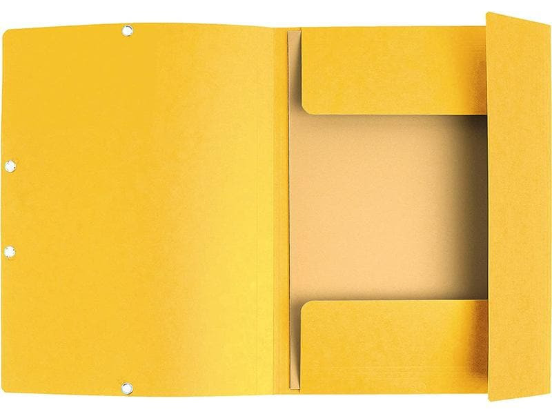 Exacompta Gummibandmappe A4 Gelb, 250 Blatt