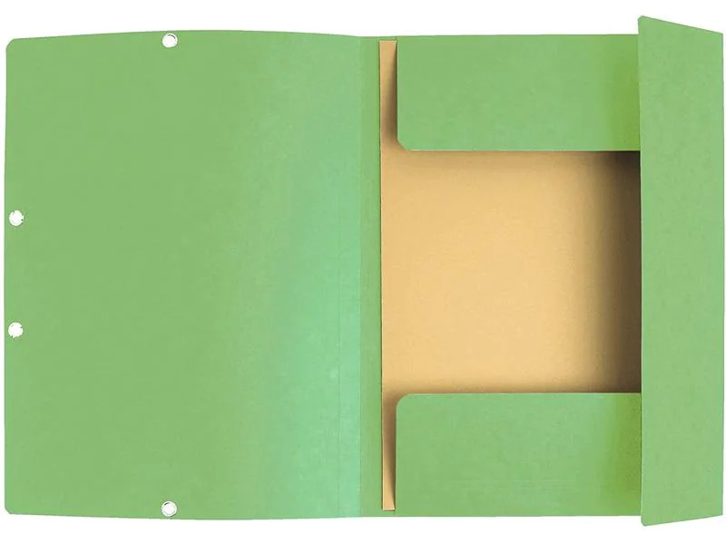 Exacompta Gummibandmappe A4 Grün, 250 Blatt