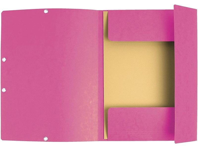 Exacompta Gummibandmappe A4 Rosa, 250 Blatt