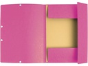 Exacompta Gummibandmappe A4 Rosa, 250 Blatt
