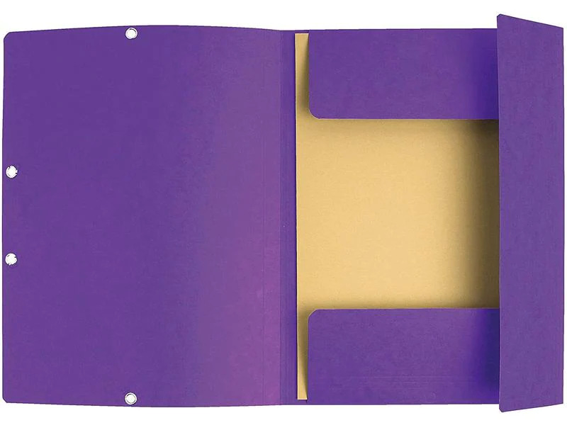 Exacompta Gummibandmappe A4 Violett, 250 Blatt