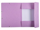 Exacompta Gummibandmappe Aquarel A4, Pastell-malve