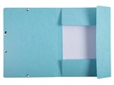 Exacompta Gummibandmappe Aquarel A4, Pastellblau
