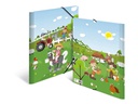 HERMA Gummibandmappe Bauernhof A3, Mehrfarbig