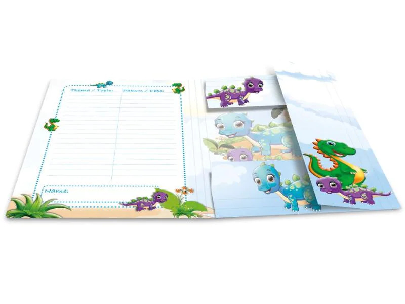 HERMA Gummibandmappe Dinos A3, Mehrfarbig