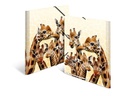 HERMA Gummibandmappe Giraffe A4, Mehrfarbig