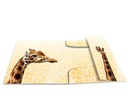 HERMA Gummibandmappe Giraffe A4, Mehrfarbig