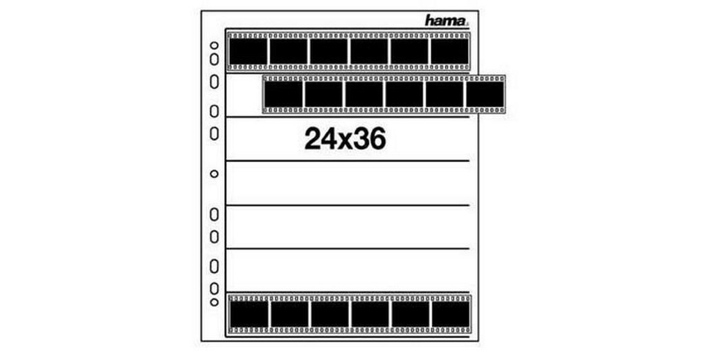 Hama Sichthülle Negativ Pergamin für 42 Negative,  100 Stück