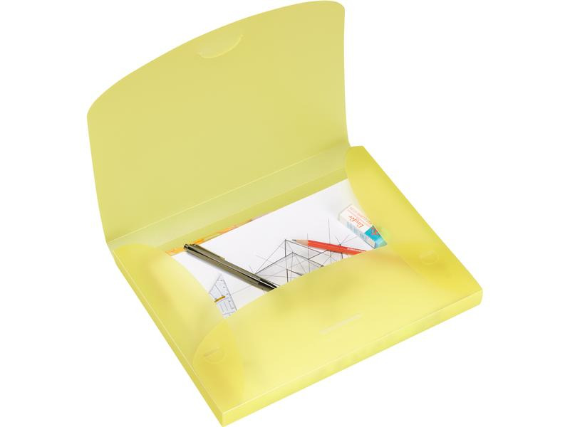 Kolma Dokumentenmappe Sammelbox Easy A4 Gelb, 2.5 cm