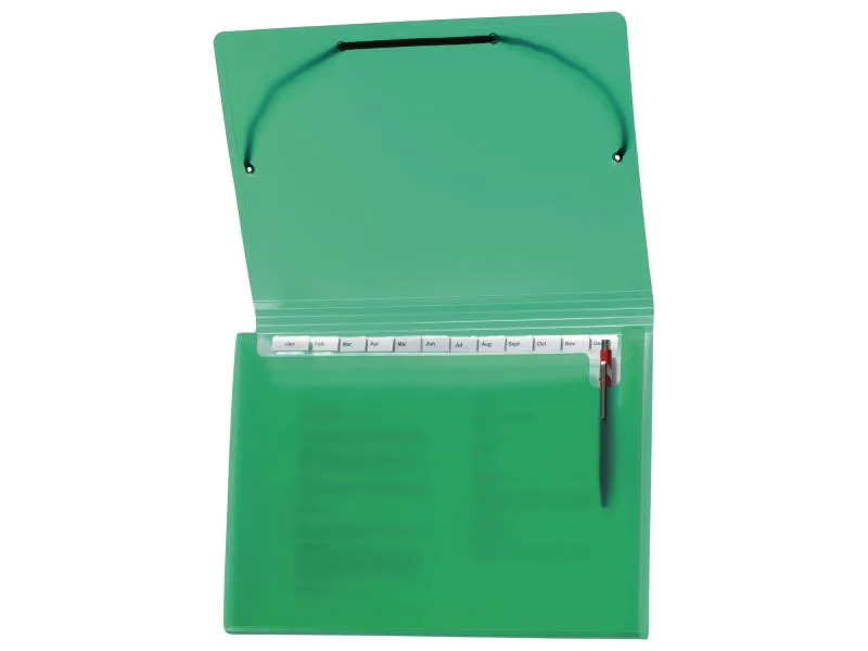 Kolma Fächermappe Daily Easy A4 KolmaFlex Grün