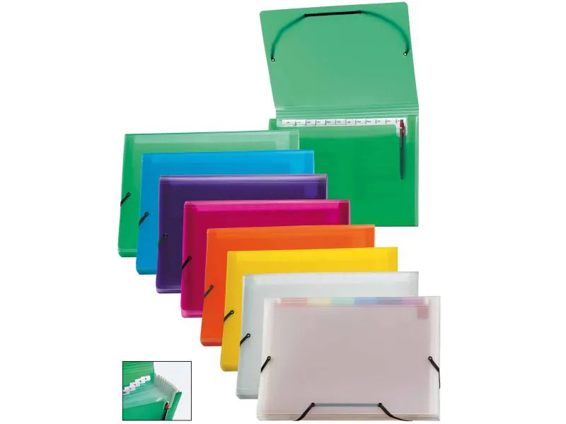 Kolma Fächermappe Daily Easy A4 KolmaFlex Transparent