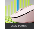 Logitech Mobile Maus Signature M650 L Rosa