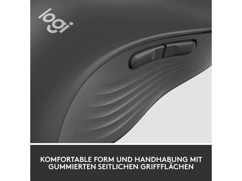 Logitech Mobile Maus Signature M650 L left Graphite