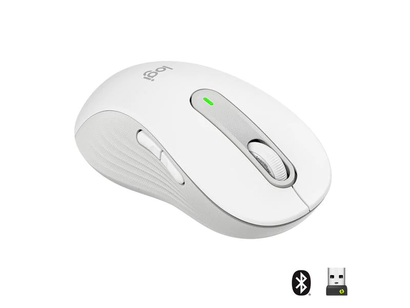 Logitech Mobile Maus Signature M650 L left Weiss