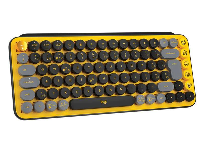 Logitech Tastatur POP Keys Blast Yellow