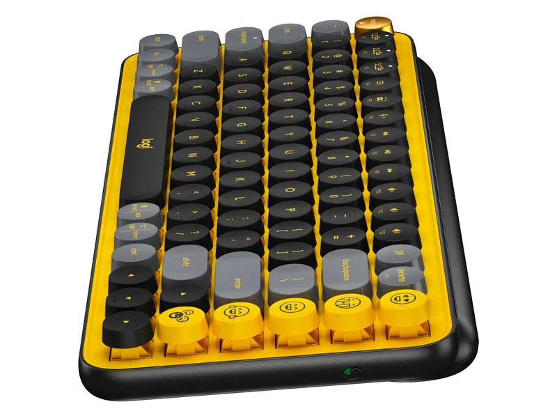 Logitech Tastatur POP Keys Blast Yellow