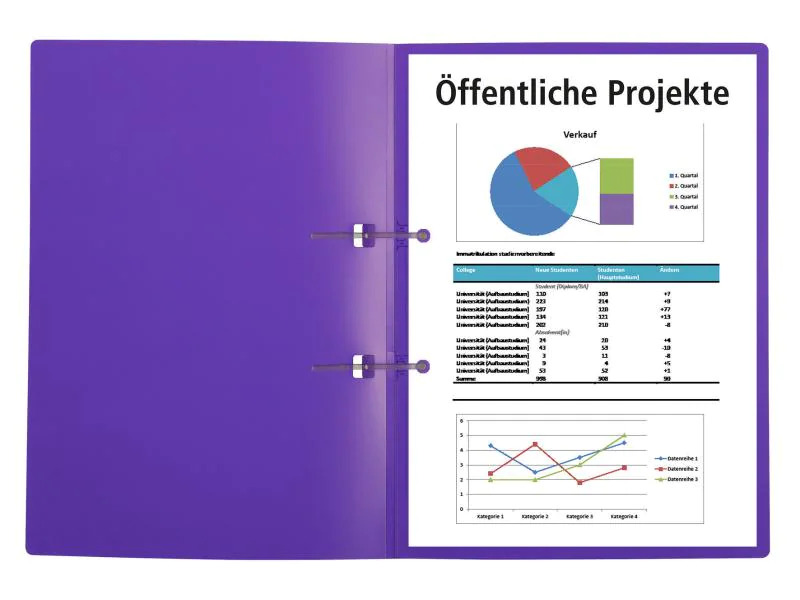 Kolma Schnellhefter Easy A4 KolmaFlex Violett
