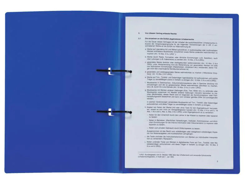 Kolma Schnellhefter New Century A4 Blau