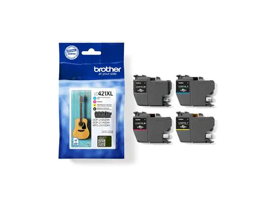 Brother Tinte LC421XLVAL BK, C, M, Y