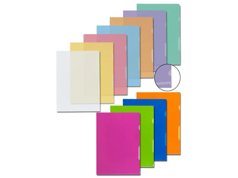 Kolma Sichthülle Visa Dossier A4 SuperStrong Pink, 10 Stück