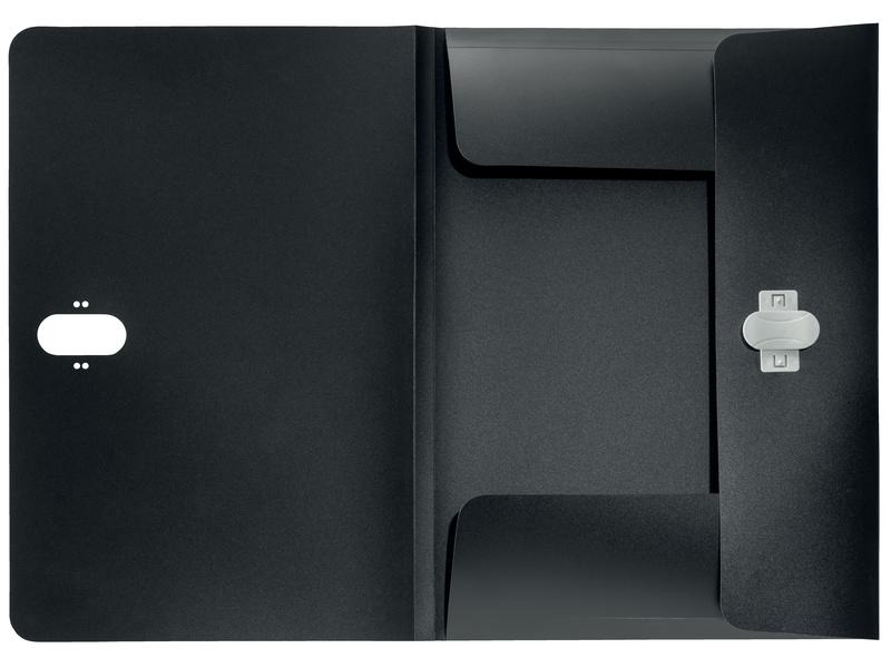 Leitz Einlagemappe ALPHA Recycle A4 Schwarz
