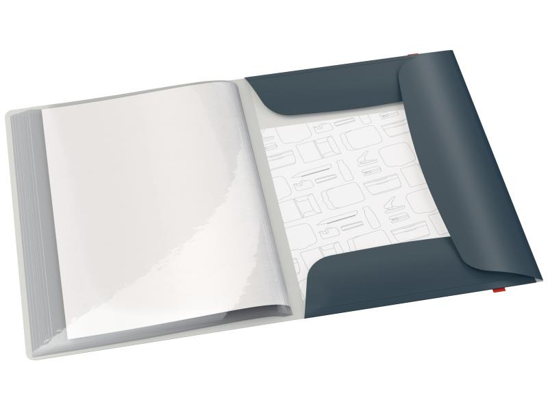 Leitz Gummibandmappe Cosy Sichtbuch Plus Grau