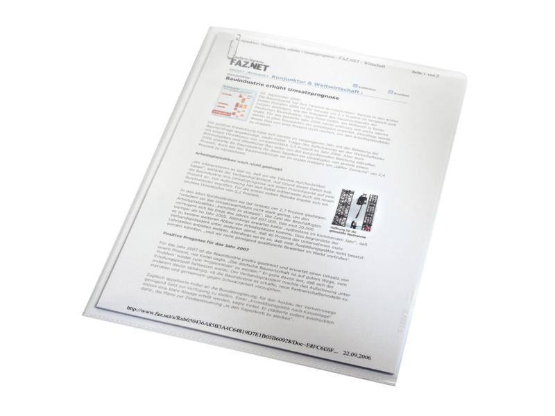 Leitz Sichthülle Transparent, 100 Stück