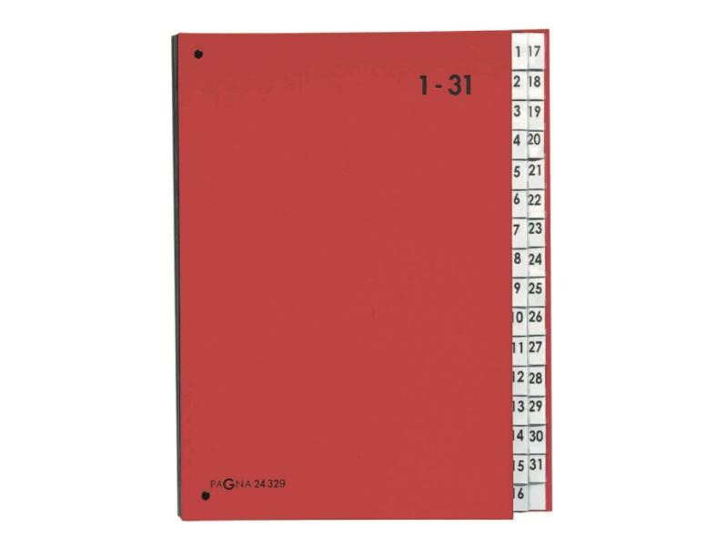 Pagna Pultmappe A4 1-31 Rot