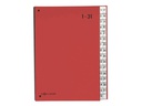 Pagna Pultmappe A4 1-31 Rot