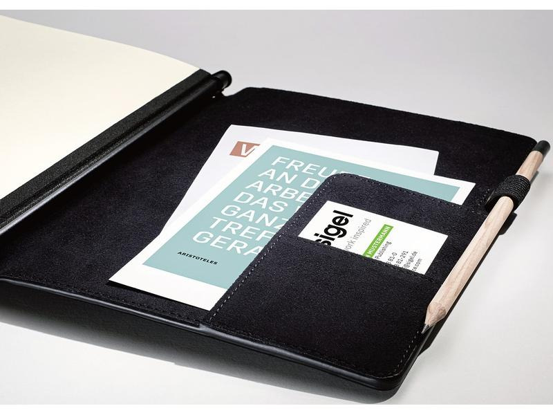 Sigel Konferenzmappe  Conceptum flex A5, Schwarz