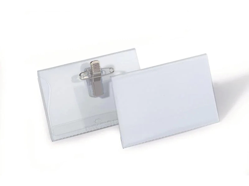DURABLE Namensschild mit Clip 54 x 90 mm, 50 Stück