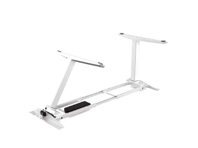 Fellowes Steh- &amp; Sitzgestell Levado ohne Tischplatte, Silber