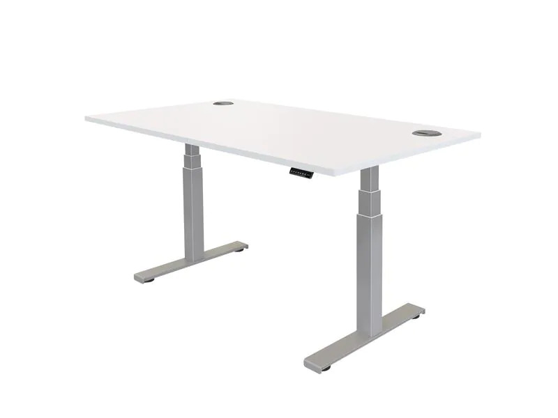 Fellowes Tischplatte Levado 120 x 80 cm, Weiss