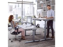 Fellowes Tischplatte Levado 140 x 80 cm, Grau