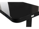 seville classics Tisch Airlift 121 x 61 cm, Schwarz