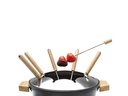 Princess Fondue-Set All-in-One Pure 10 Teile, Braun/Schwarz