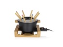 Princess Fondue-Set All-in-One Pure 10 Teile, Braun/Schwarz