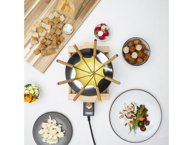 Princess Fondue-Set All-in-One Pure 10 Teile, Braun/Schwarz