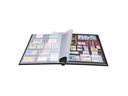 Exacompta Sammelalbum Briefmarken, 16.5 x 22.5 cm, 16 Seiten, Schwarz