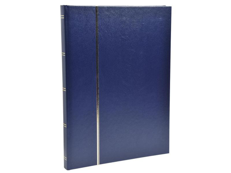 Exacompta Sammelalbum Briefmarken, 22.5 x 30.5 cm, 48 Seiten, Blau