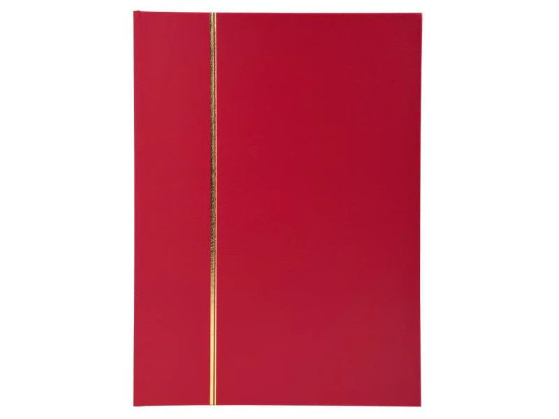Exacompta Sammelalbum Briefmarken, 22.5 x 30.5 cm, 48 Seiten, Rot