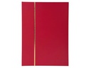 Exacompta Sammelalbum Briefmarken, 22.5 x 30.5 cm, 48 Seiten, Rot